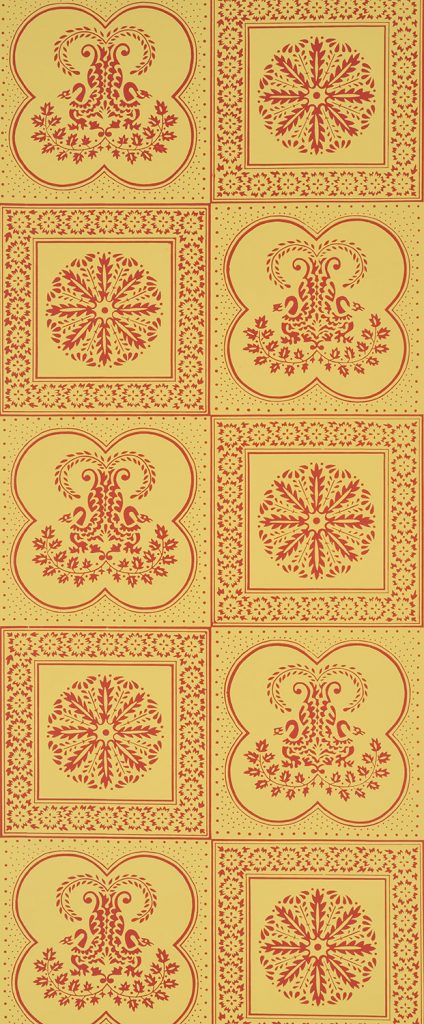 Neoclassical Squares Wallpaper - B