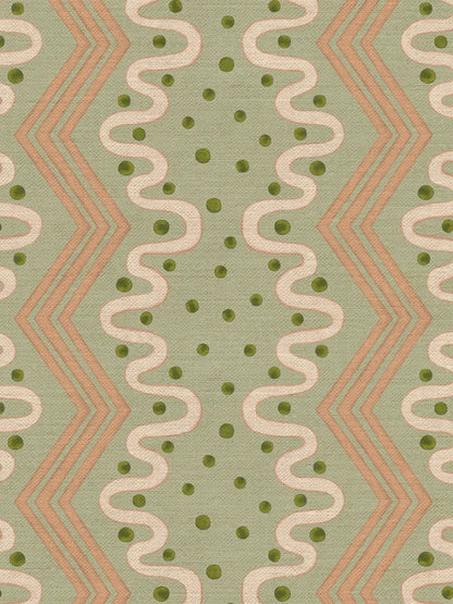 Madame Ziggle Wallpaper - Pistachio