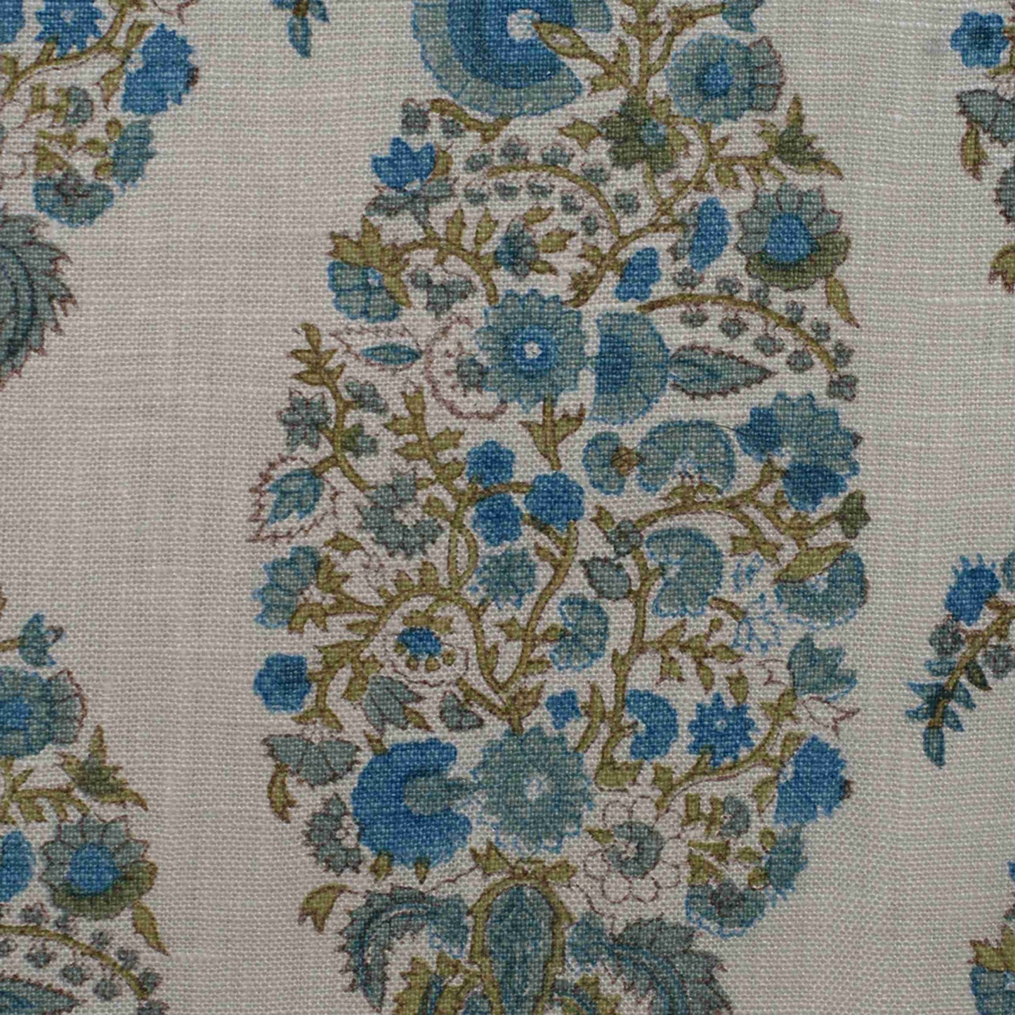 Paisley - Cobalt & Green