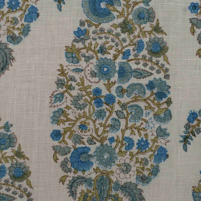 Paisley - Cobalt & Green