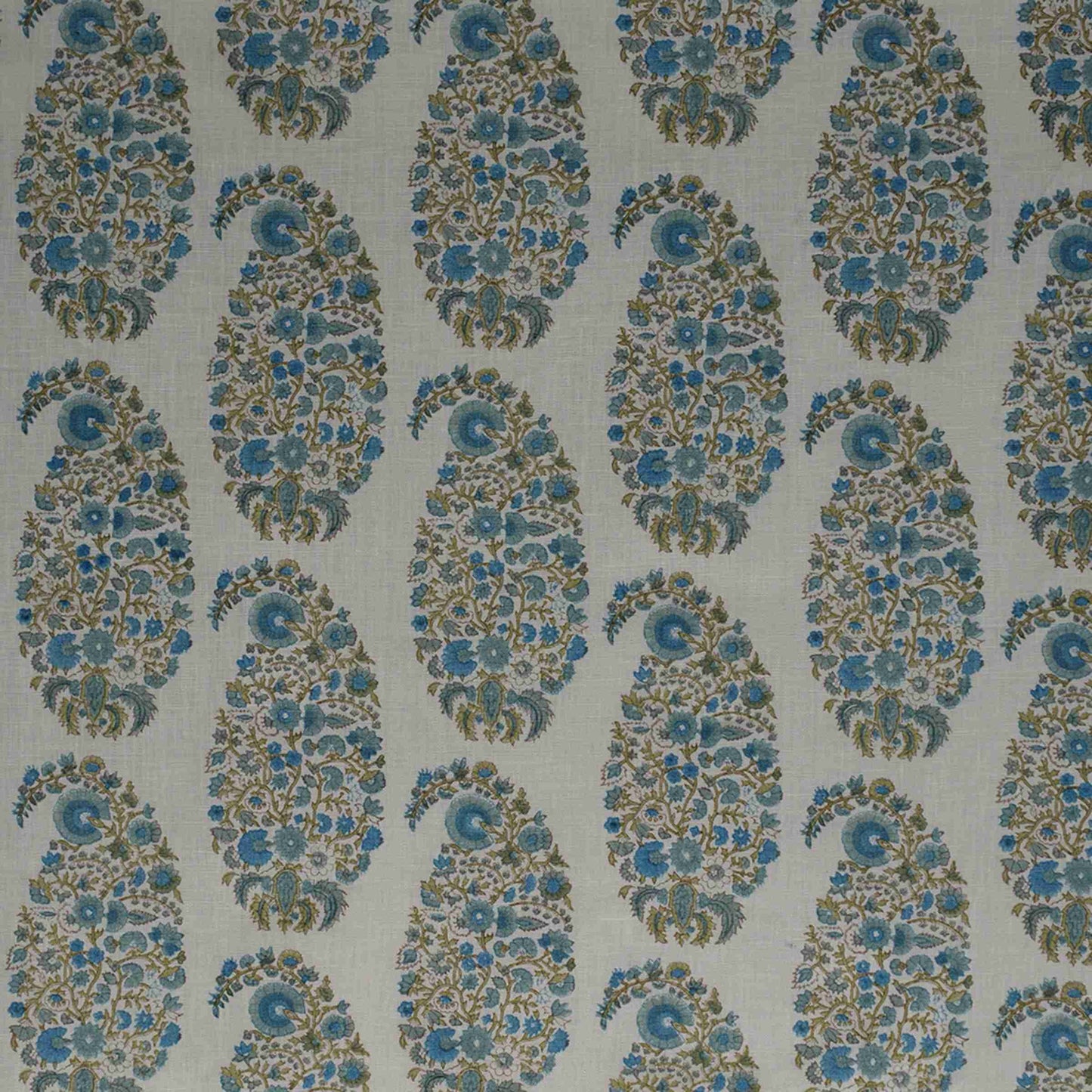 Paisley - Cobalt & Green