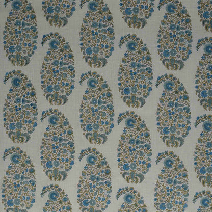 Paisley - Cobalt & Green