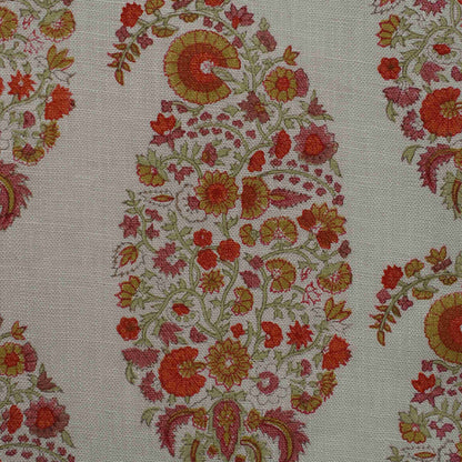 Paisley - Rust & Green