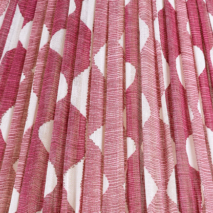 16 Inch Oval Gathered Bedwyn Lampshade - Fuchsia Whittle