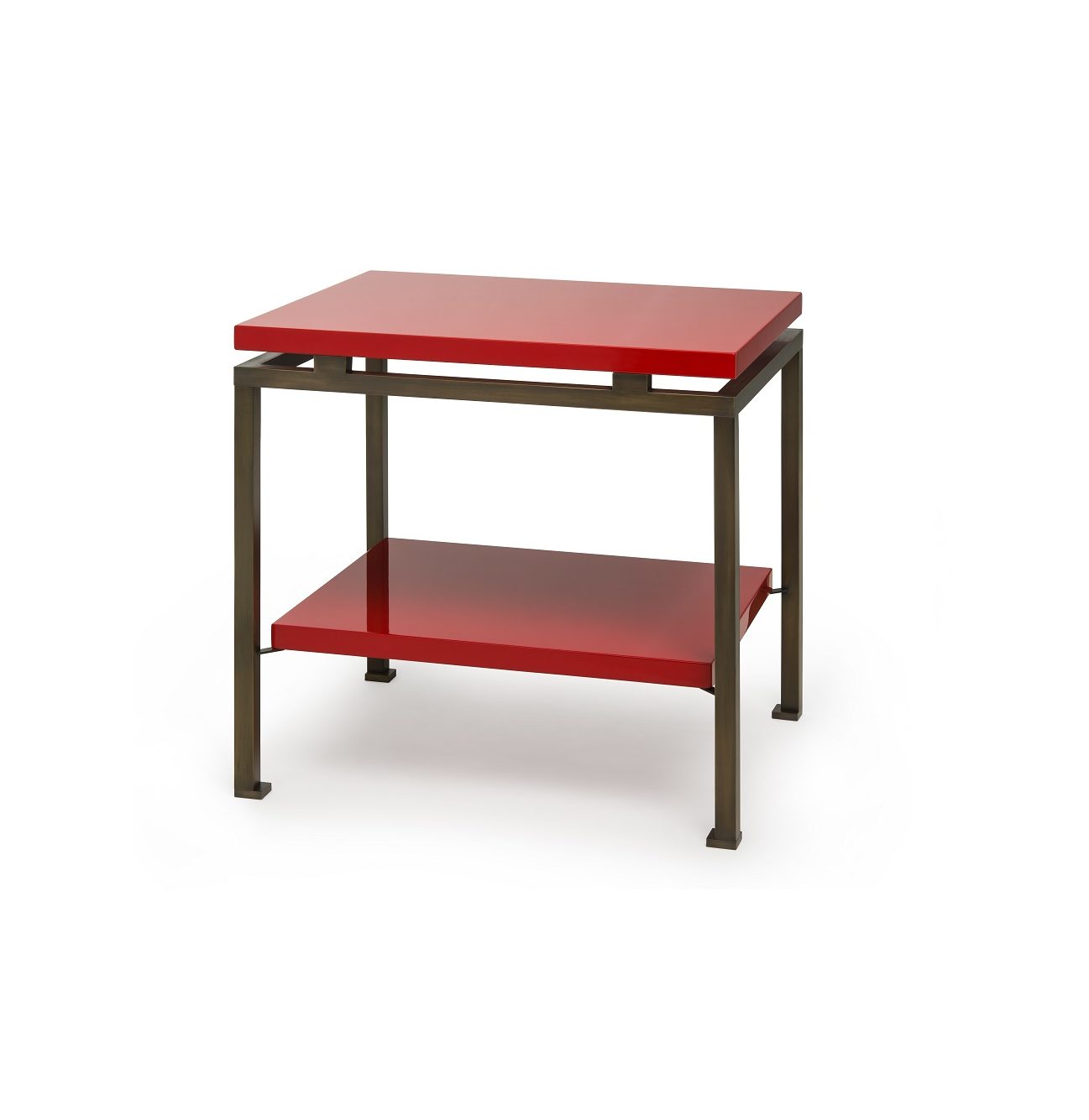Portsea Side Table - Chinese Red