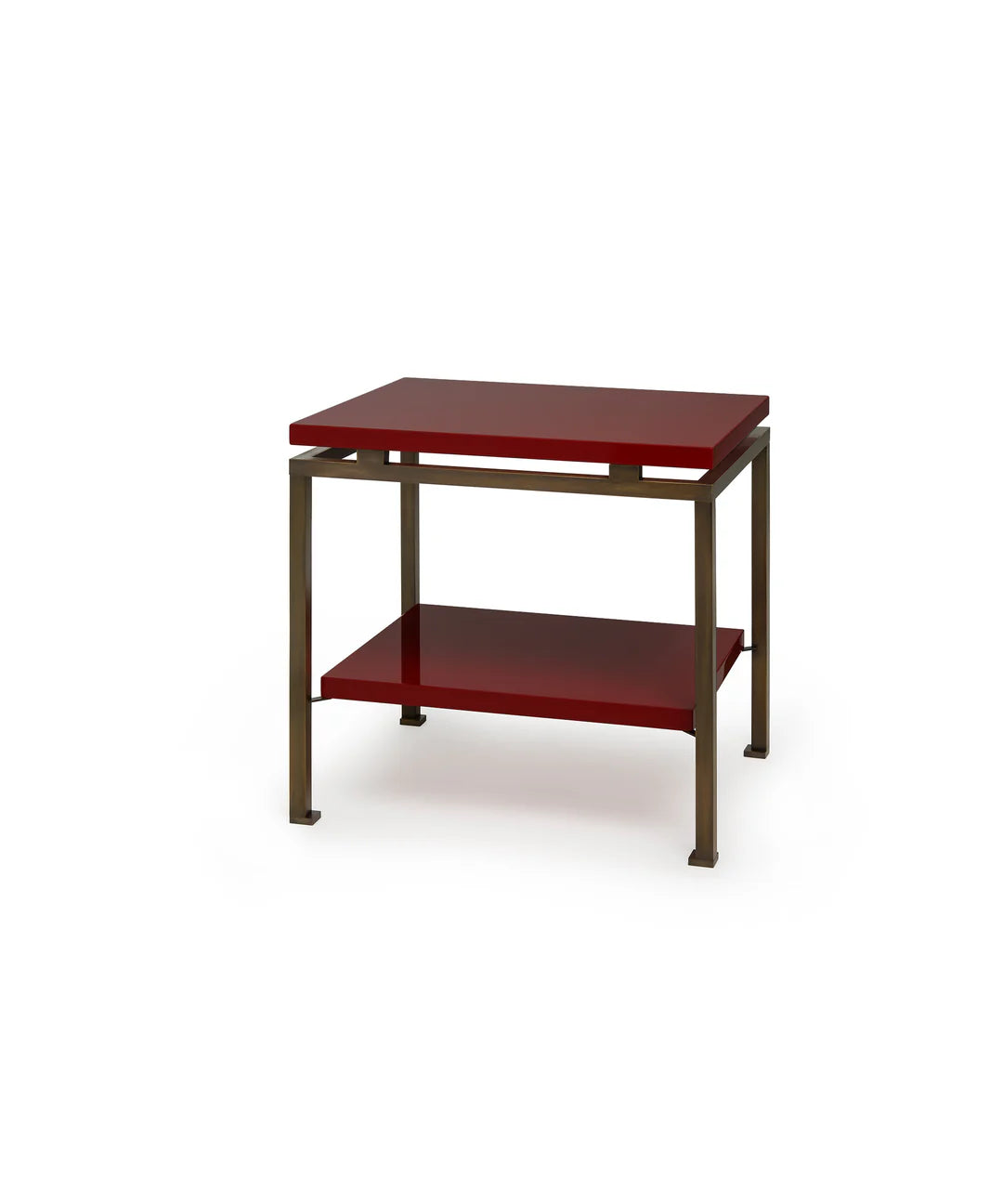 Portsea Side Table - Oxblood