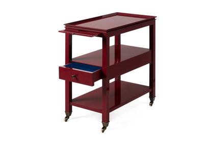 Practical Nightstand - Garnet Red