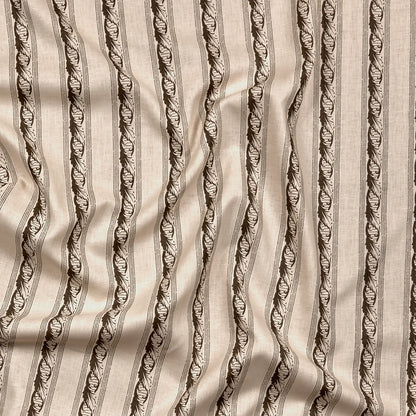 Palantine Stripe Piccola - Smoke on Crema