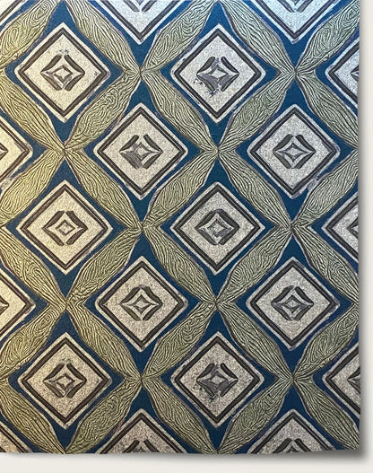 Palazzo Wallpaper - Blue Marino