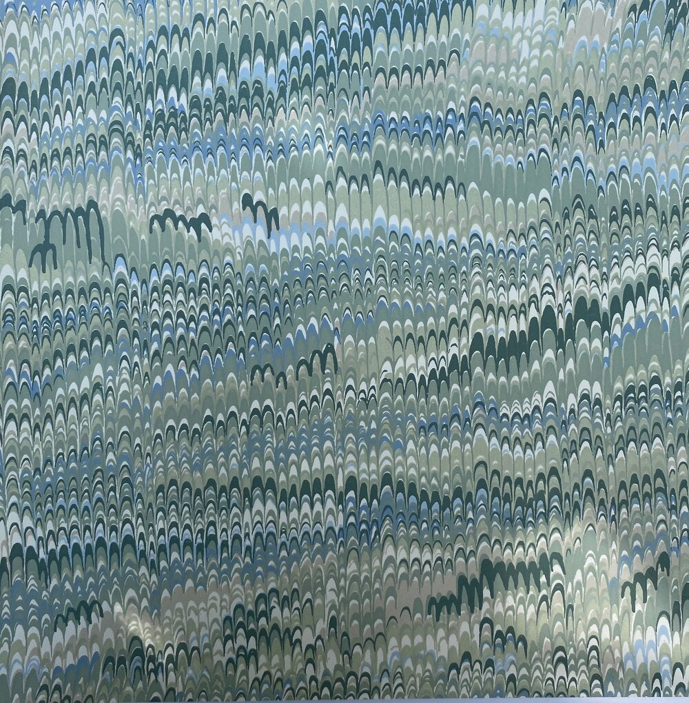 Pheasant Wallpaper - Pale Blue & Celadon