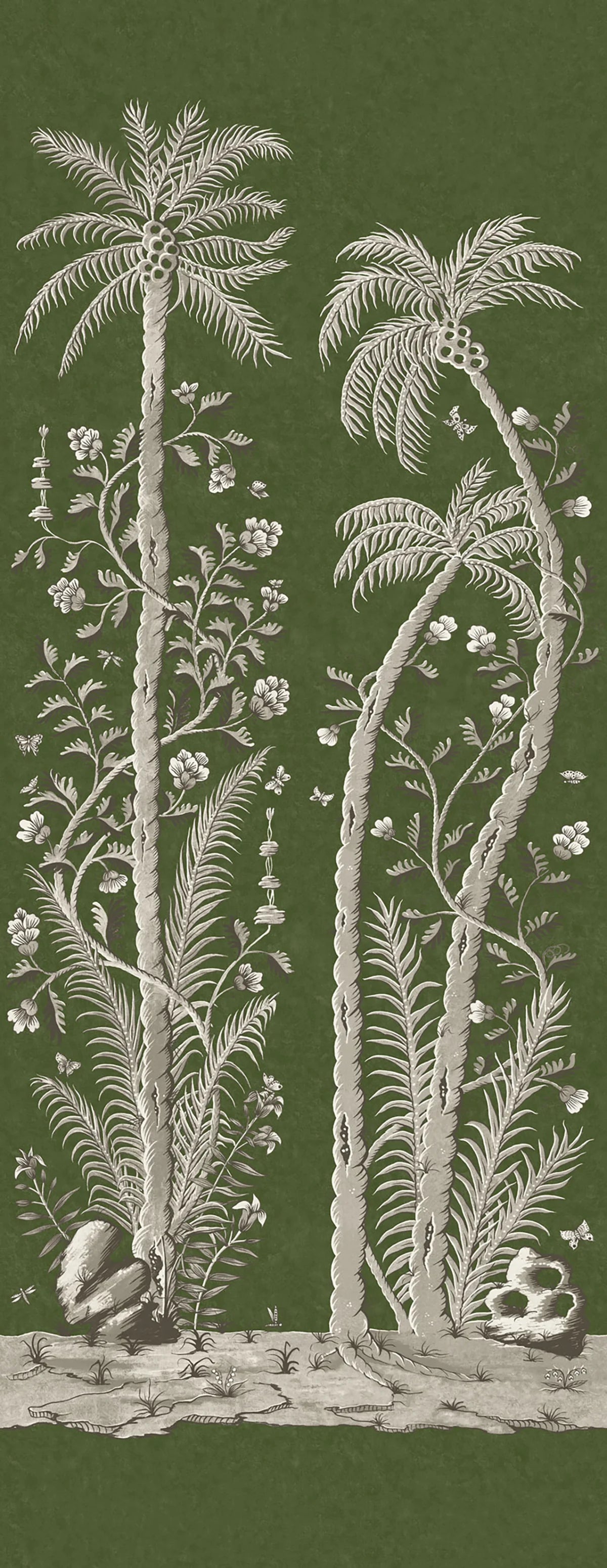 Palm Wallpaper - Caton Green Small