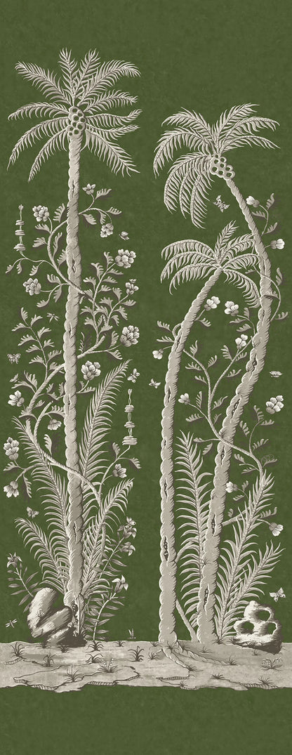 Palm Wallpaper - Caton Green Small