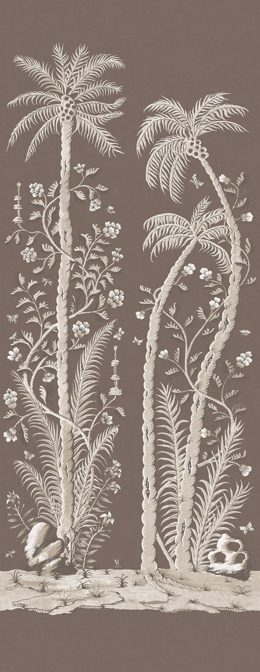 Palm Wallpaper - Truffle Small