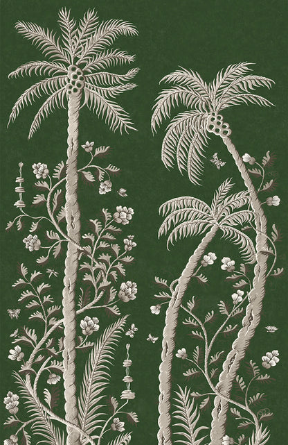 Palm Wallpaper - Canton Green Large