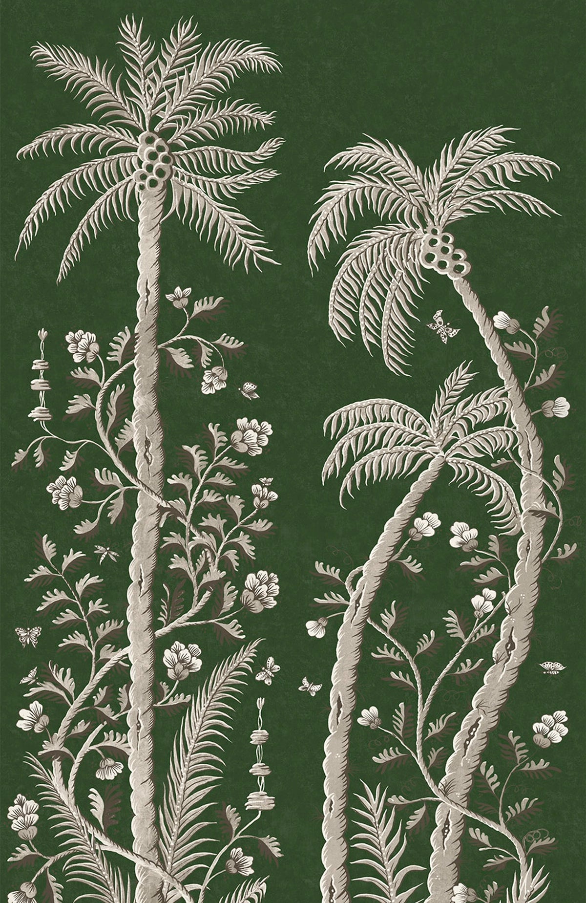 Palm Wallpaper - Canton Green Medium