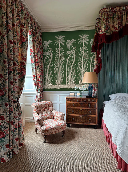 Palm Wallpaper - Canton Green Small