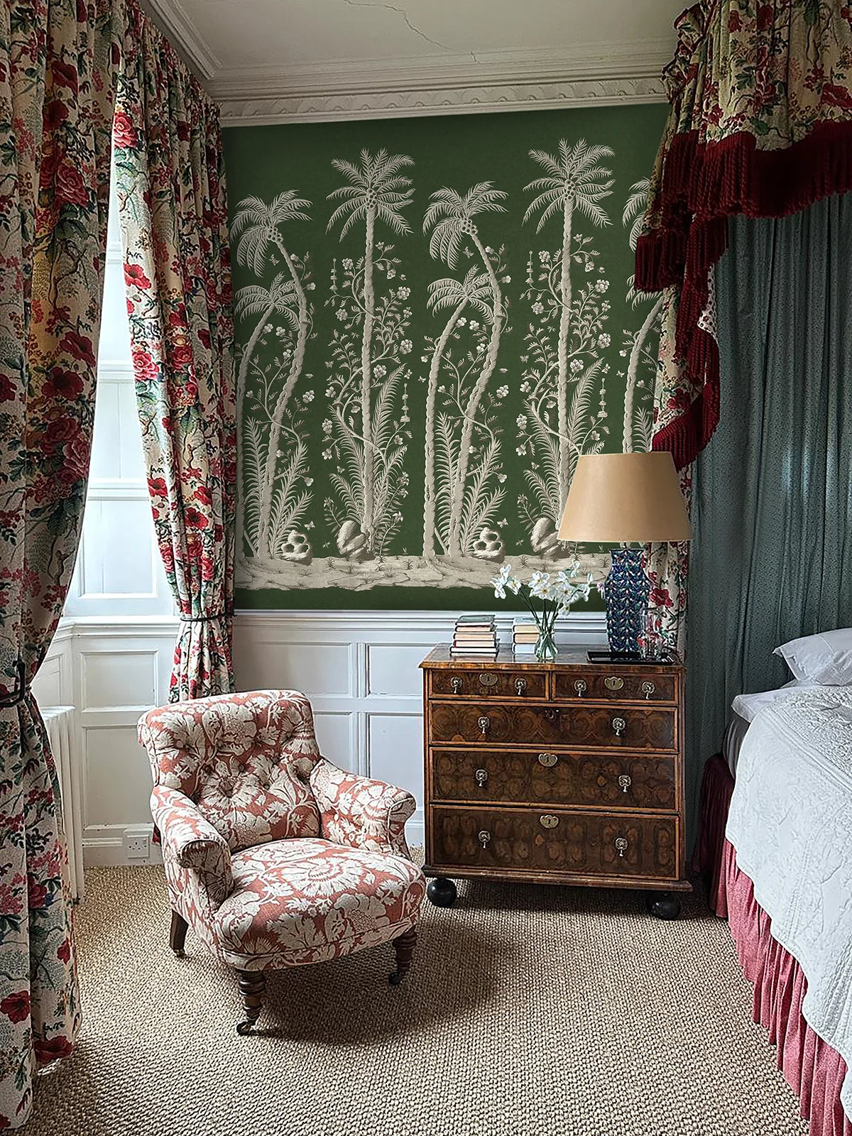Palm Wallpaper - Caton Green Large