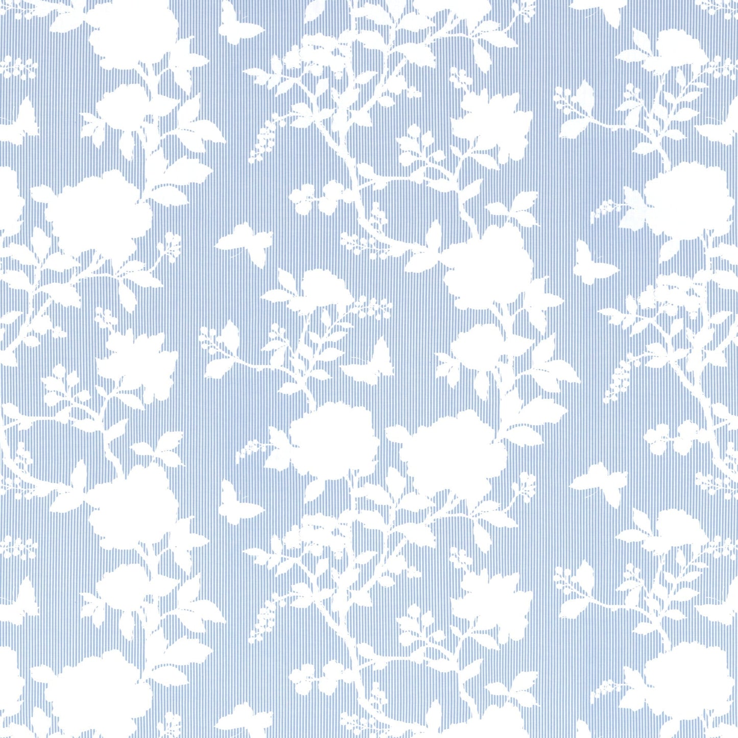 Peony Pinstripe - Blue