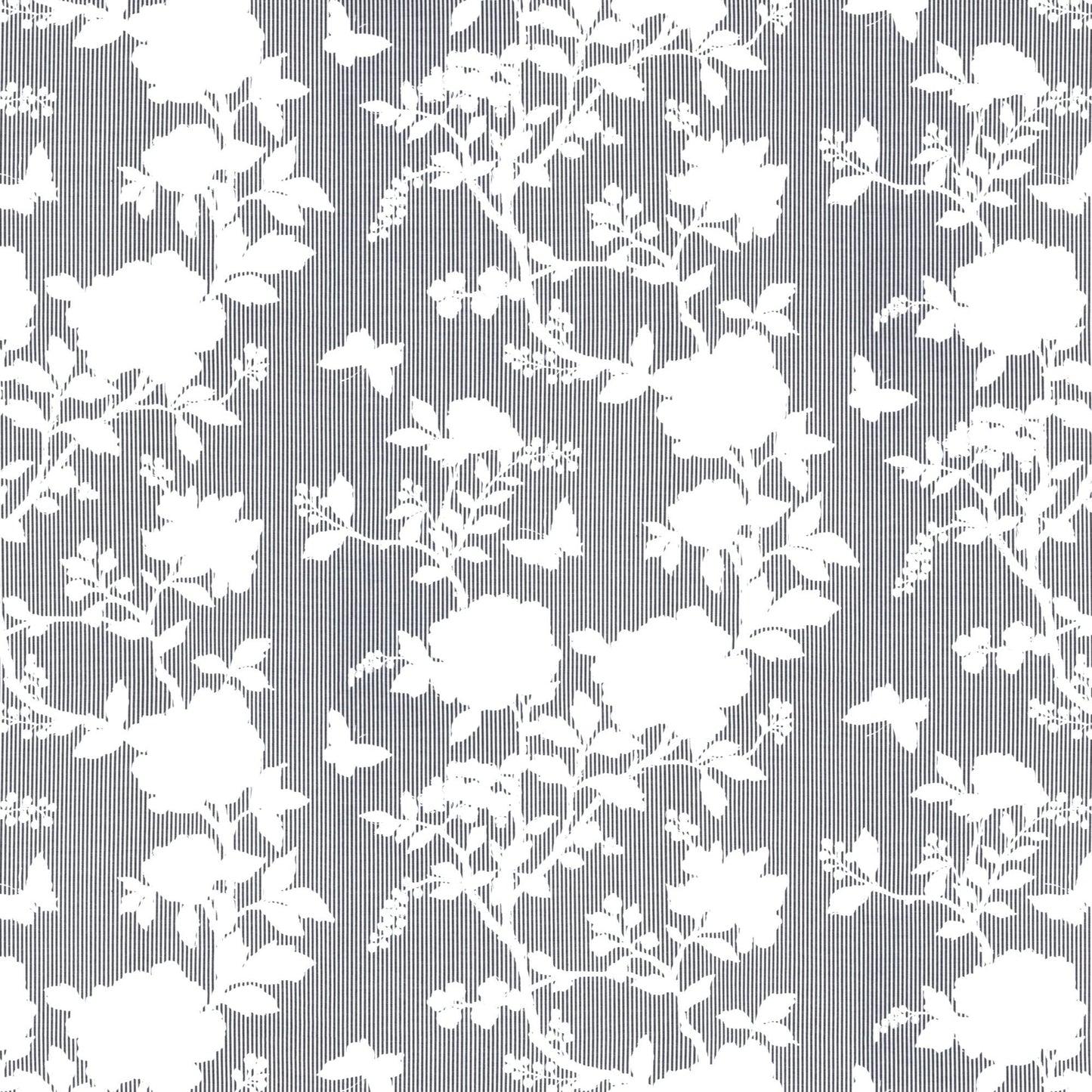 Peony Pinstripe - Graphite