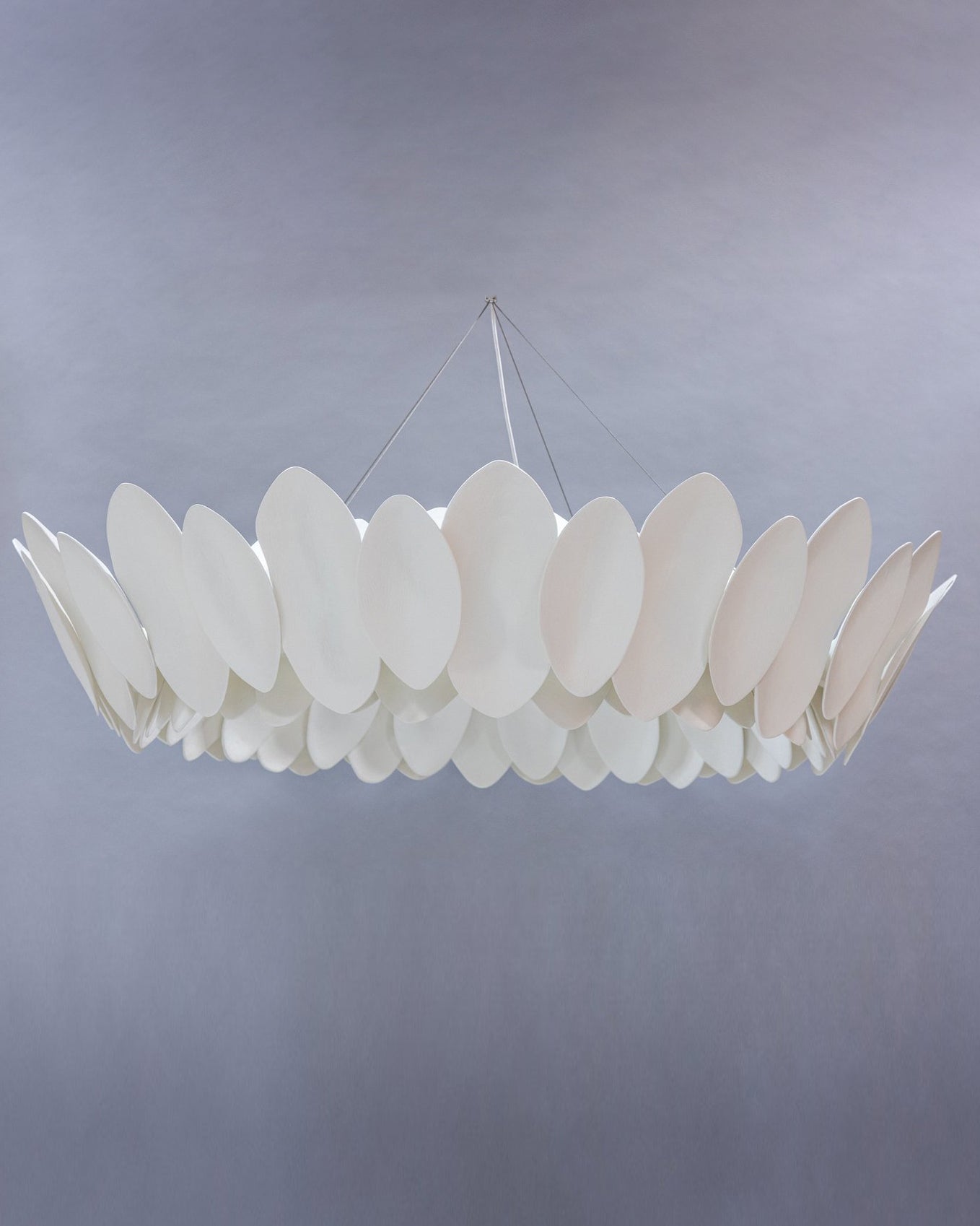 Petal Chandelier - White Plaster