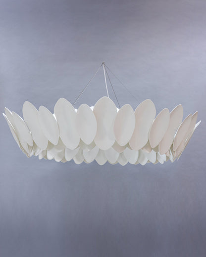 Petal Chandelier - White Plaster