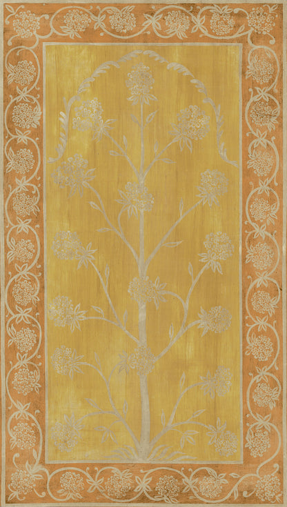 Plumbago Tree Wallpaper - Florentine Yellow