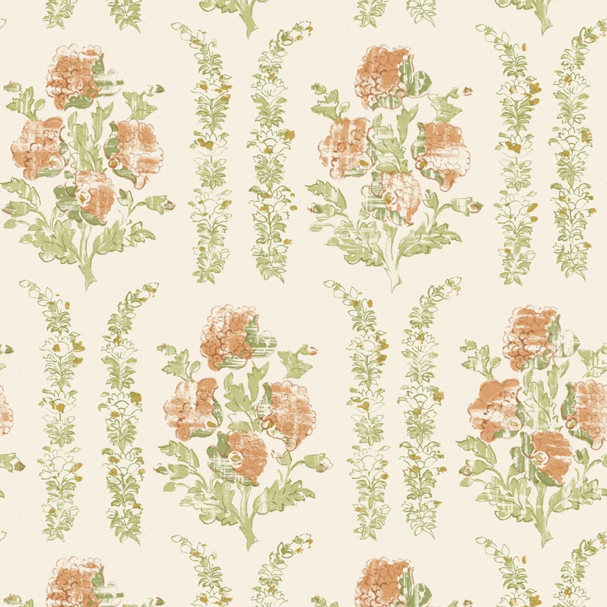 Poppyfield Wallpaper - Paprika