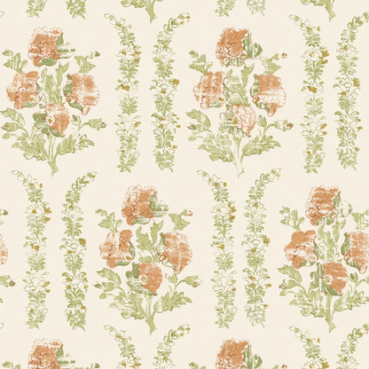 Poppyfield Wallpaper - Paprika