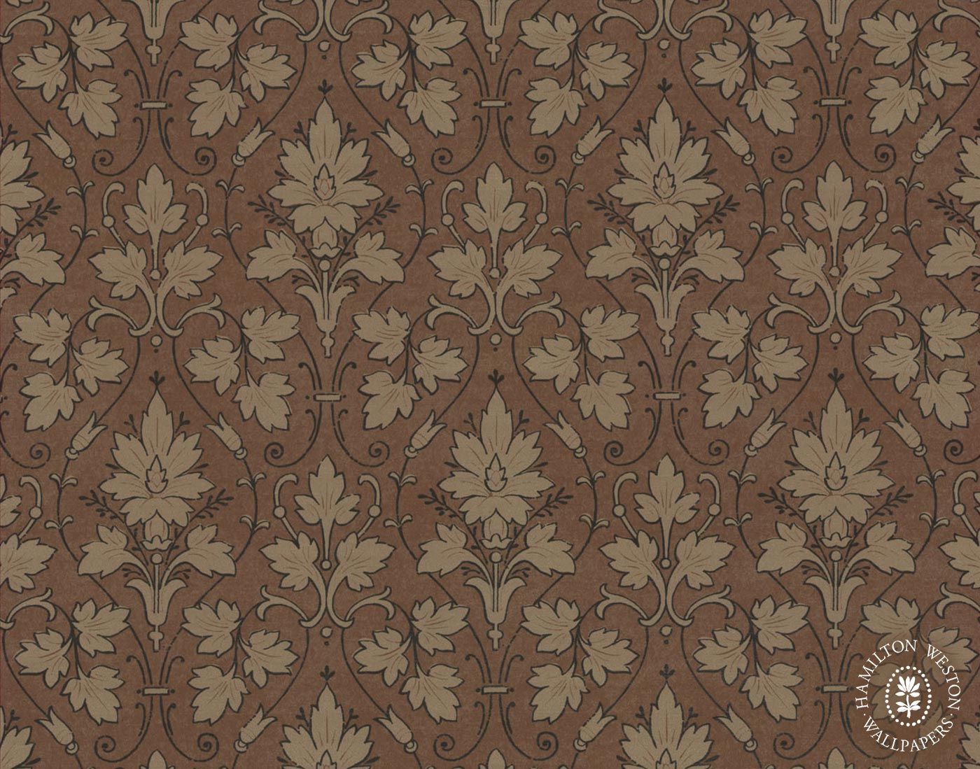 Uppark Tapestry Room Wallpaper - 2