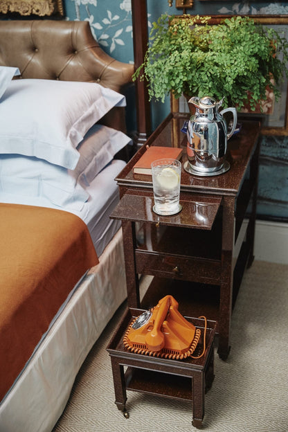 Practical Nightstand - Garnet Red