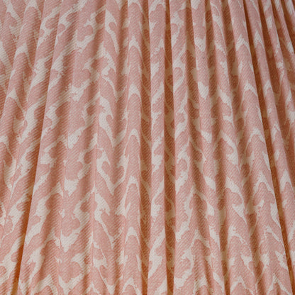 16 Inch Oval Gathered Bedwyn Lampshade - Light Pink Rabanna