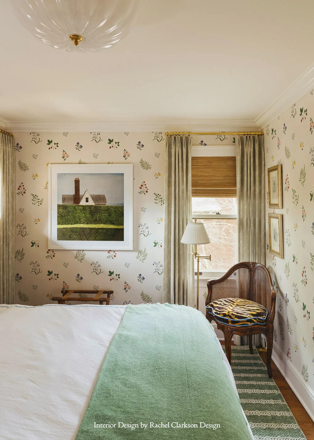 Herbarium Wildflower Wallpaper - Ivory