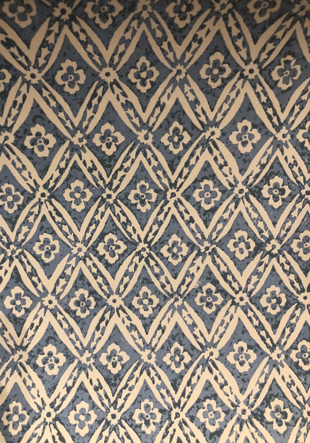 Rizzi Book Paper Wallpaper - Royal Blue