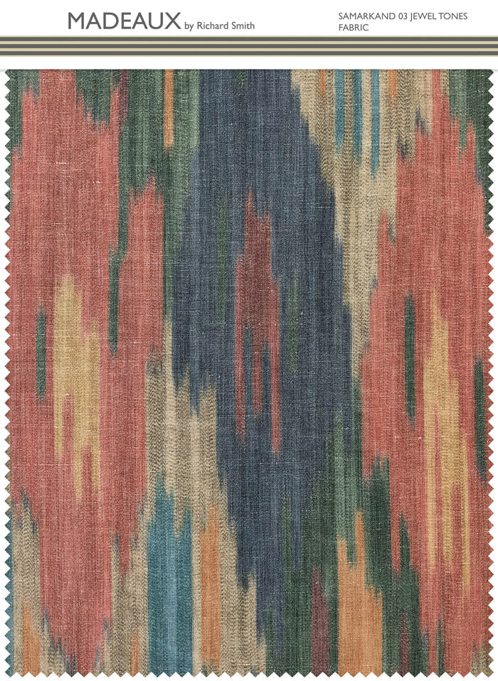 Samarkand Linen - Jewel Tones