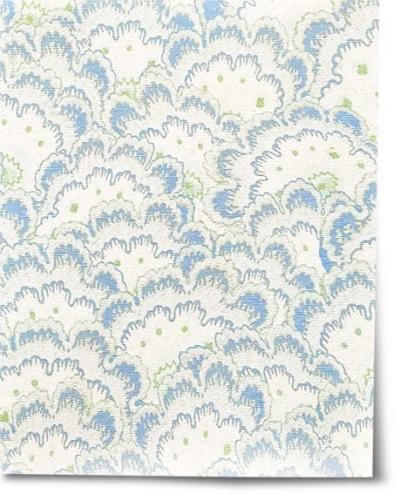 Scallops - Cornflower Blue (Blue/Green)