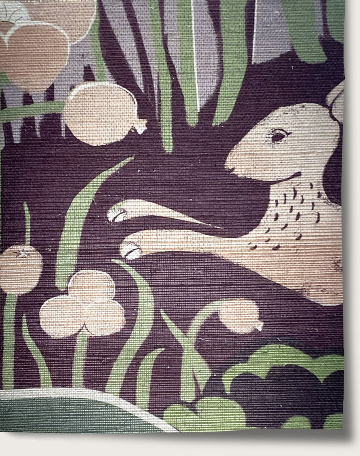 Sheltering Pond Wallpaper Mural - Forest Green