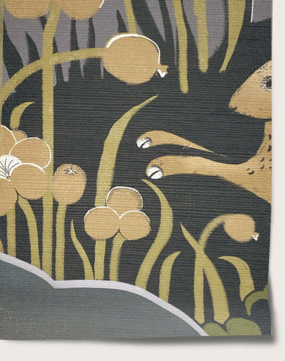 Sheltering Pond Wallpaper Mural - Muted Teal