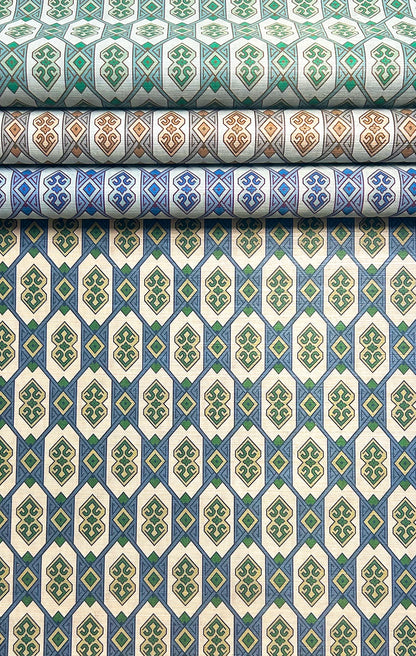 Stained Glass Wallpaper - Lapis