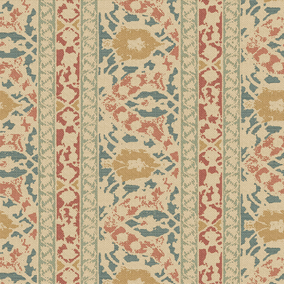 Tabriz Wallpaper - Red