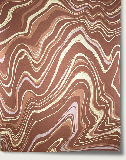 Time Shift Wallpaper - Oxblood