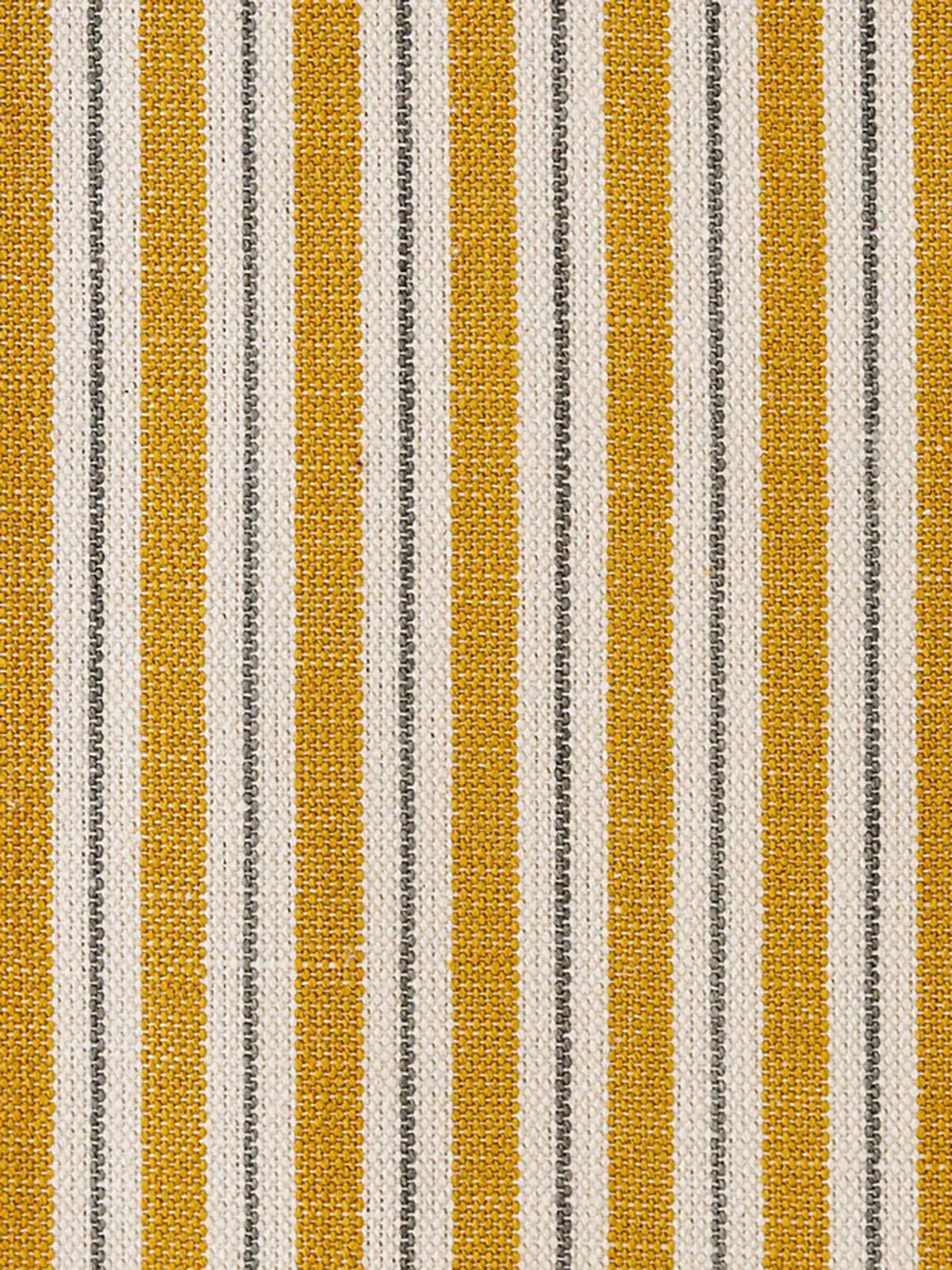 Two Tone Ticking - Gold & Ash