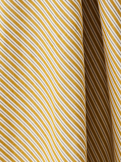 Two Tone Ticking - Gold & Ash