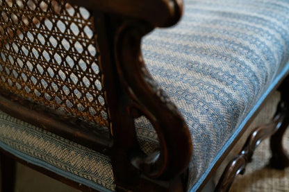 Petite Kitezh Weave - Delft Blue / Natural