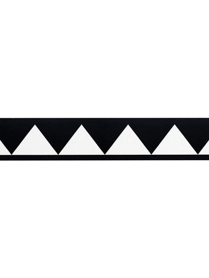 Vivien Wallpaper Border - Black/White