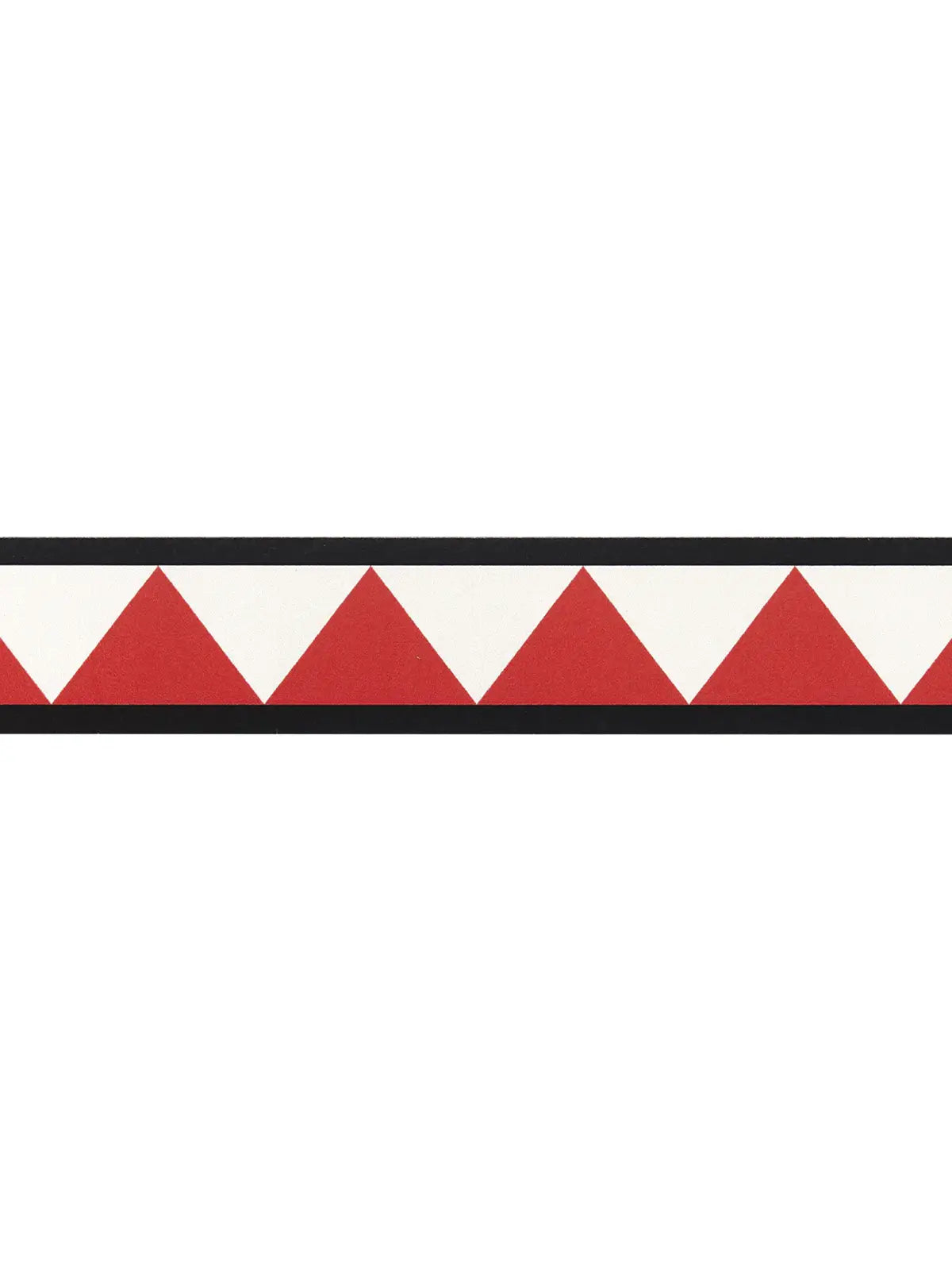 Vivien Wallpaper Border - Red/Black