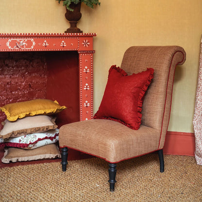 Mid Weight Laundered Linen - Antique Bronze