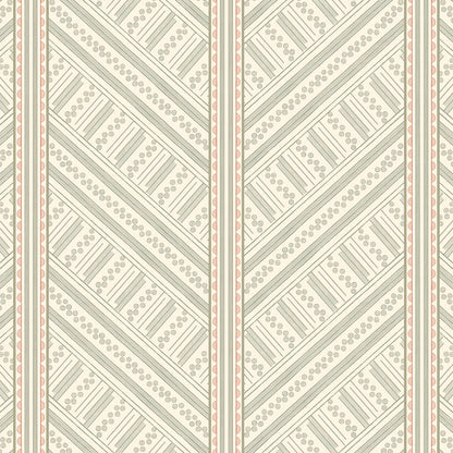 Vondel Wallpaper - Cream & Sage