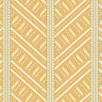 Vondel Wallpaper - Ochre Yellow