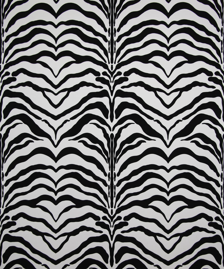 Zebrine Wallpaper - Black/White