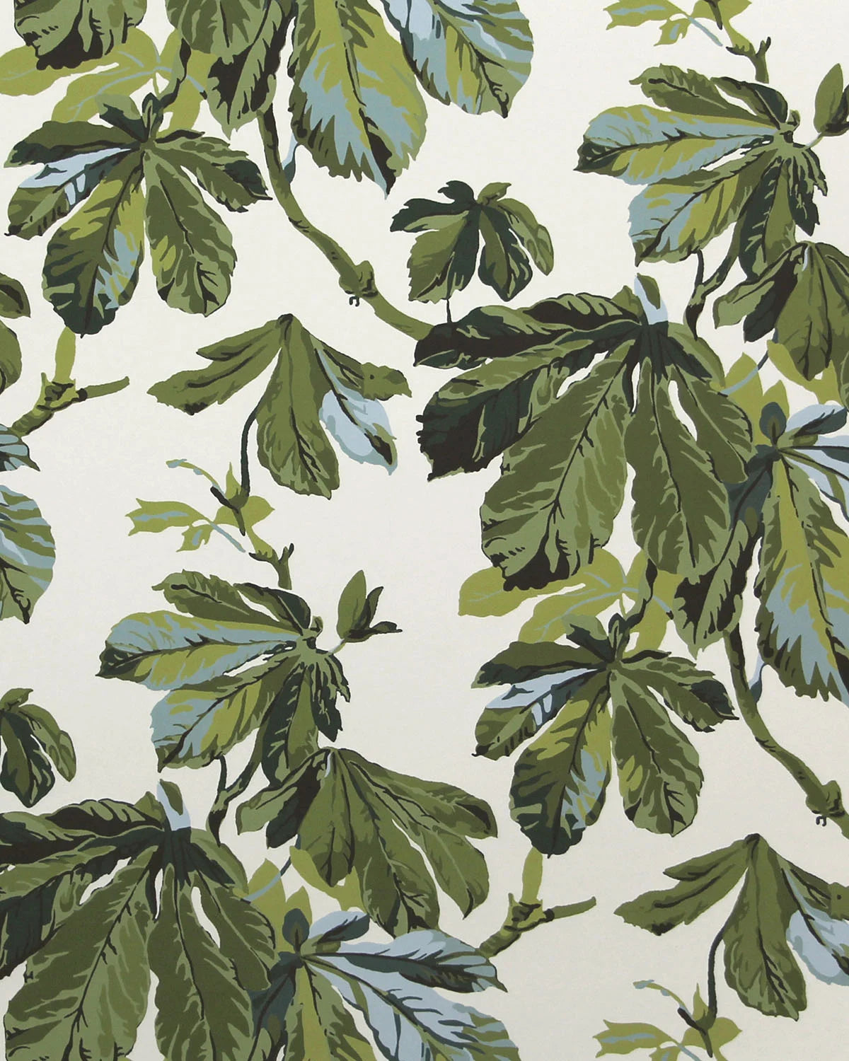 Chesnut Leaves Multi Wallpaper - Spring